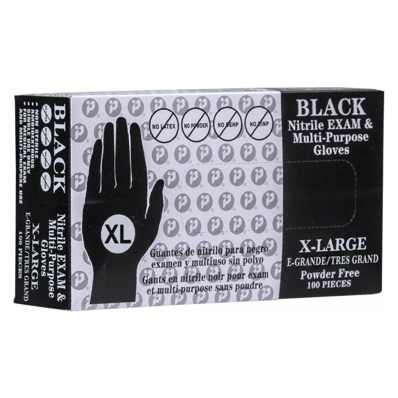 Inteplast Black Nitrile Gloves – 84,000 Wholesale Pallet