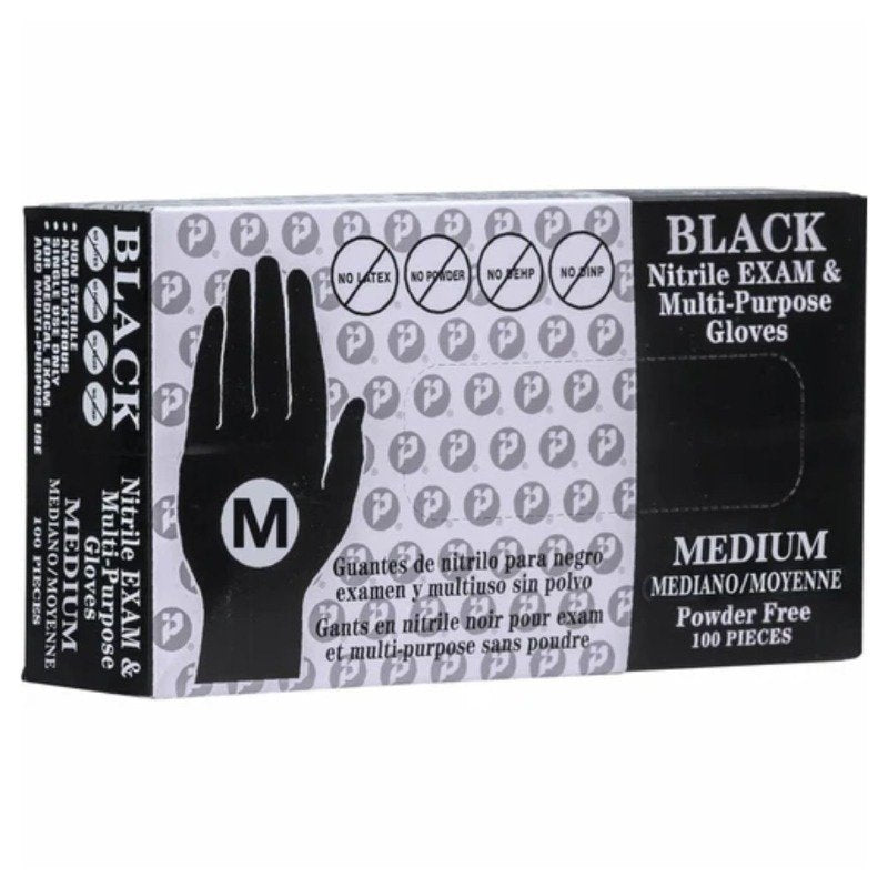 Inteplast Black Nitrile Gloves – 84,000 Wholesale Pallet